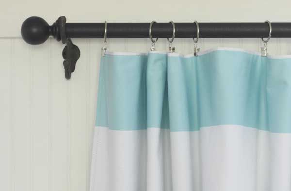 Make Your Own Curtain Rod in Curtain