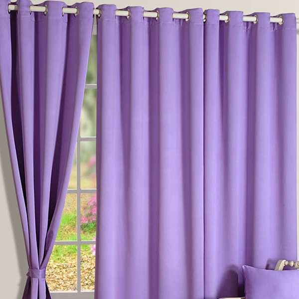 Mauve Curtains in Curtain