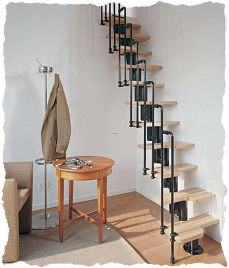 Mini Spiral Staircase in Interior