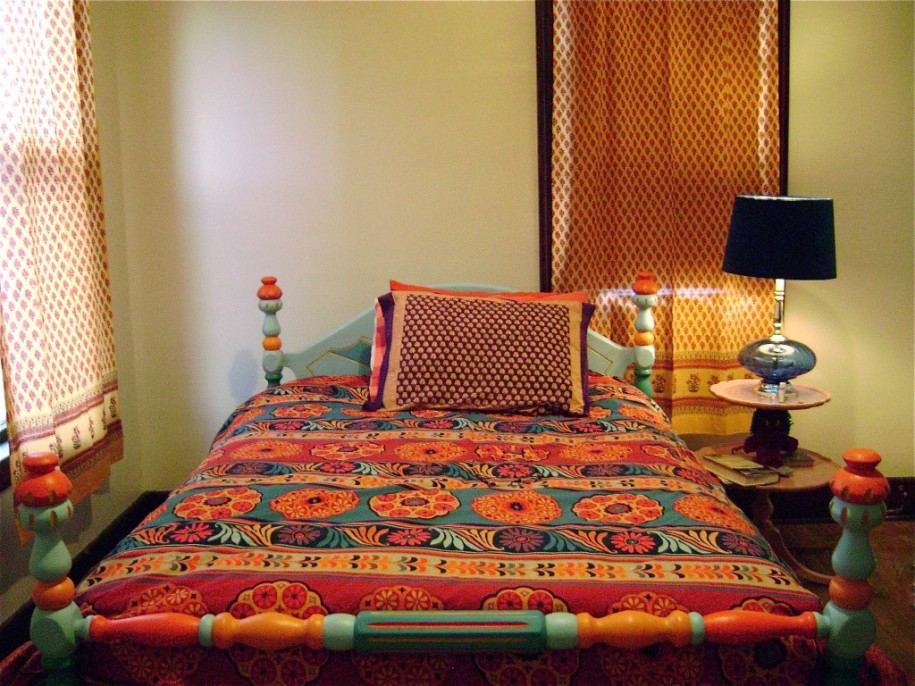 Moroccan Bed in Bedroom