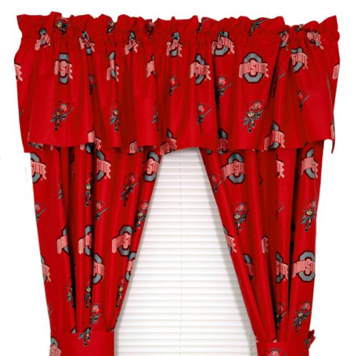 Ohio State Curtains in Curtain