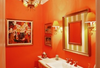 500x750px Orange Bathroom Ideas Picture in Bathroom