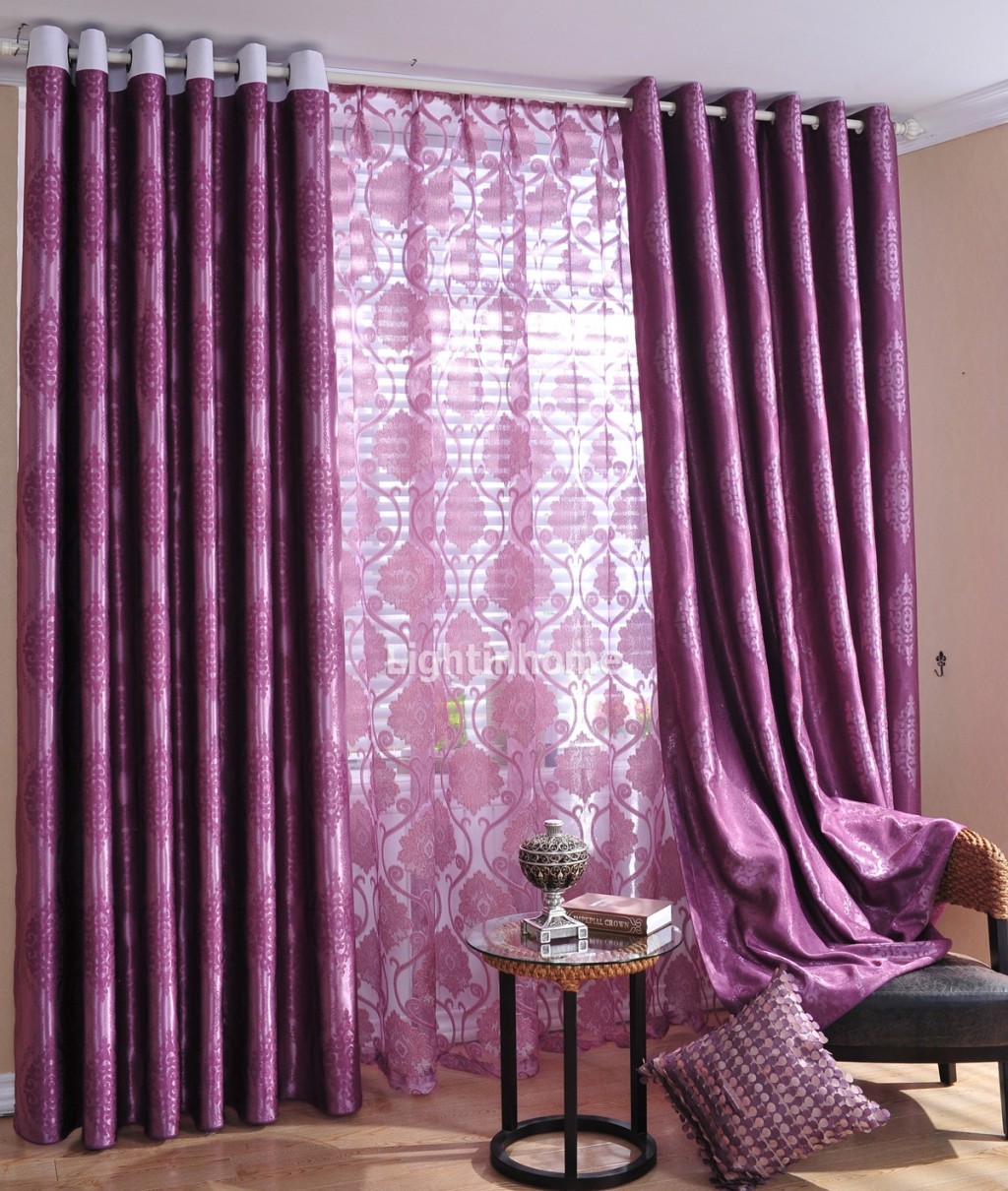 Patterned Blackout Curtains in Curtain
