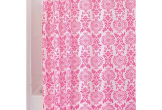 500x500px Pink Damask Curtains Picture in Curtain