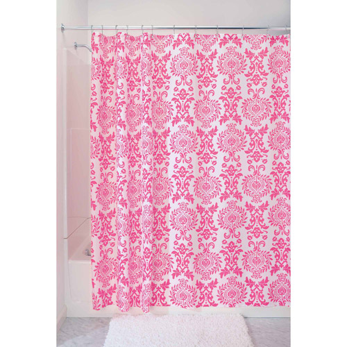 Pink Damask Curtains in Curtain