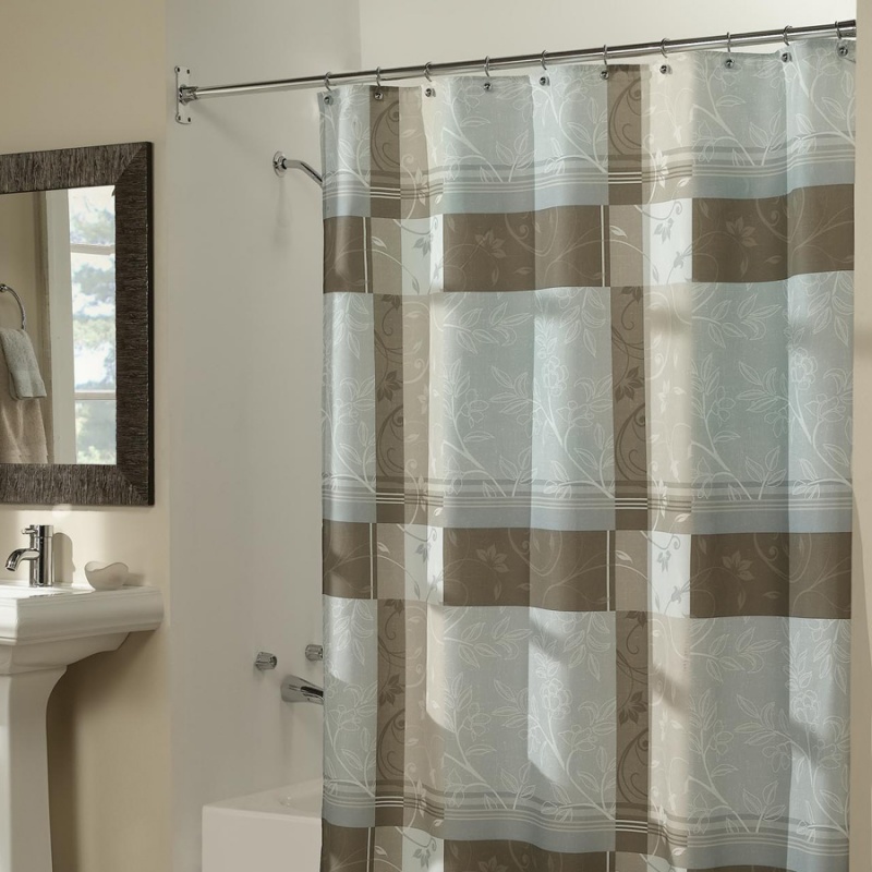 Plaid Shower Curtains in Curtain