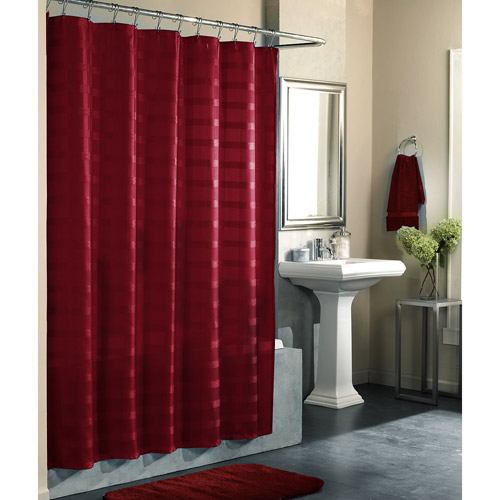 Red Shower Curtain Liner in Curtain