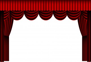 1920x1147px Red Theater Curtains Picture in Curtain