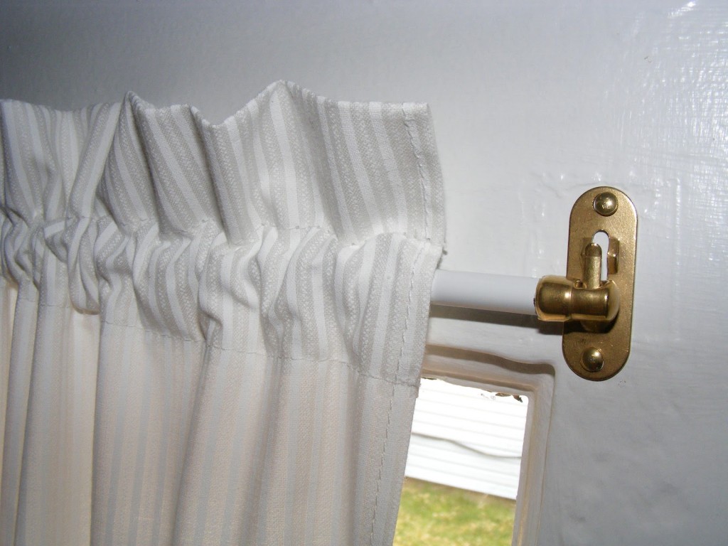 Sash Curtain Rods in Curtain