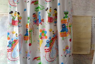 570x855px Sesame Street Curtains Picture in Curtain