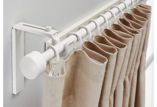 736x736px Short Shower Curtain Rod Picture in Curtain