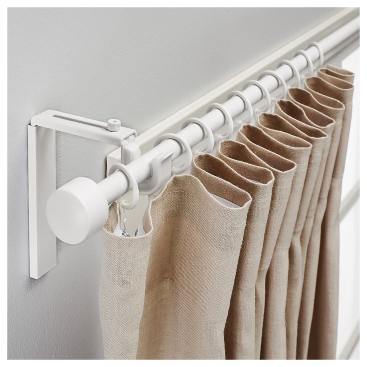 Short Shower Curtain Rod in Curtain