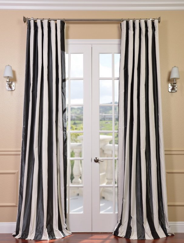 Silk Curtains And Drapes in Curtain