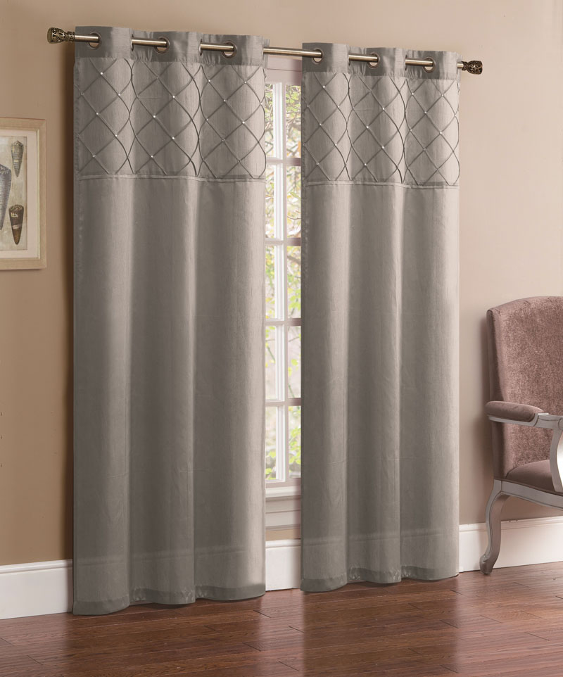 Silver Curtain Panels in Curtain