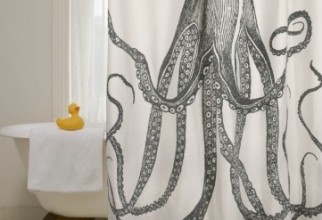 361x543px Squid Shower Curtain Picture in Curtain