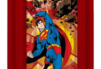 532x786px Superman Curtains Picture in Curtain