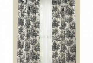 700x700px Toile Curtain Panels Picture in Curtain