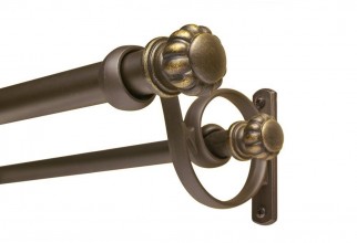 900x900px Vintage Curtain Rods Picture in Curtain