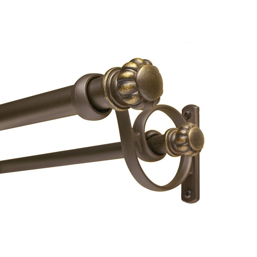 Vintage Curtain Rods in Curtain