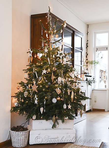 White And Silver Christmas Tree in inspiration