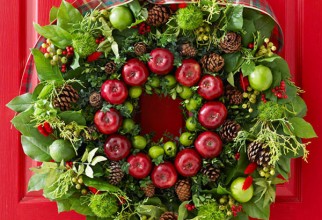 600x598px Wreath Ideas For Christmas Picture in Interior Design