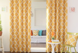 2000x2000px Yellow Grommet Curtains Picture in Curtain
