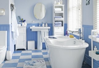 550x550px Blue Bathroom Tile Picture in Bathroom