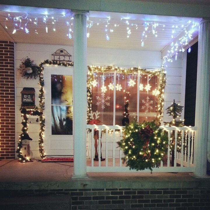 Christmas Porch in inspiration