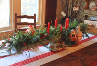 1166x777px Easy Christmas Table Decorations Picture in Table
