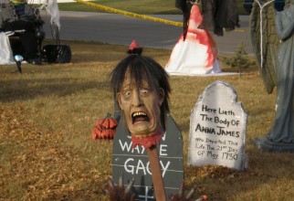 1000x750px Halloween Yard Decorations Ideas Picture in inspiration