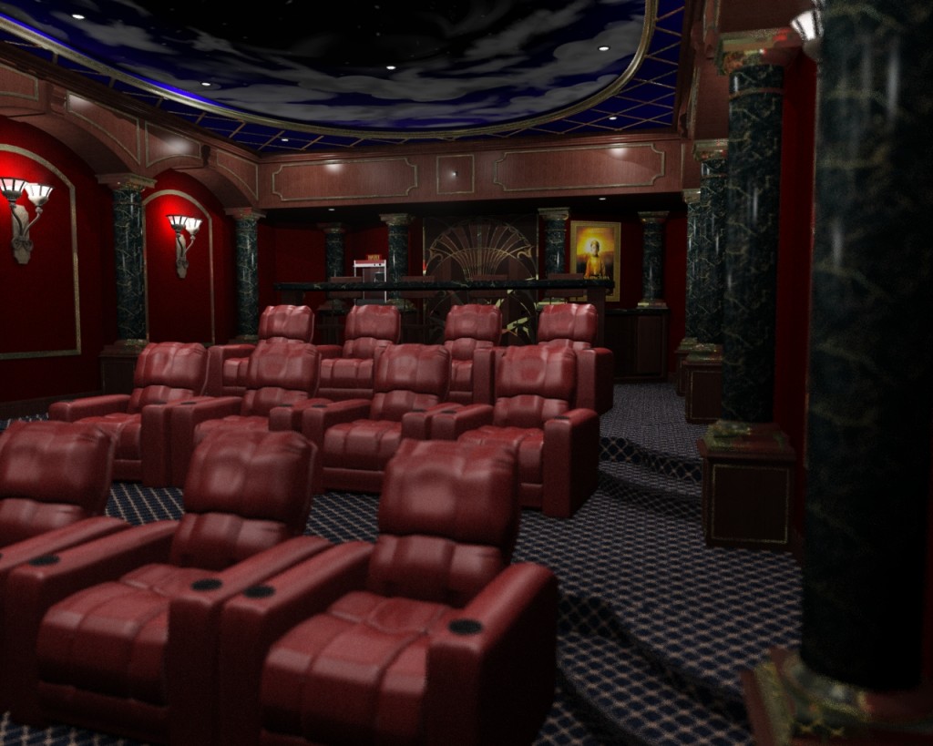 Home Theater Decorating Ideas in Interior