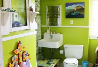 427x640px Lime Green Bathroom Picture in Bathroom
