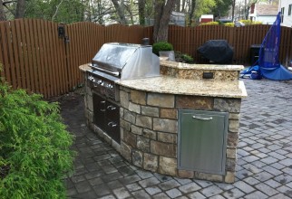 1000x747px Small Outdoor Kitchen Picture in Kitchen