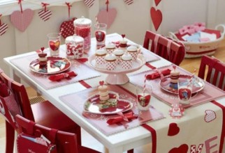 600x673px Table Decorations For Valentines Day Picture in Table
