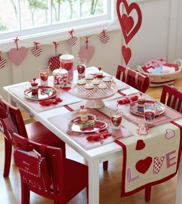 Table Decorations For Valentines Day in Table