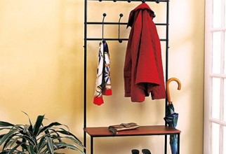 448x533px Foyer Bench Coat Rack Picture in Foyer