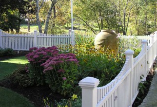742x990px Charming  Traditional Garden Border Fencing Inspiration Picture in Garden Fence