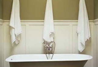406x600px Beautiful  Traditional Bathroom Wainscoting Image Picture in Bathroom